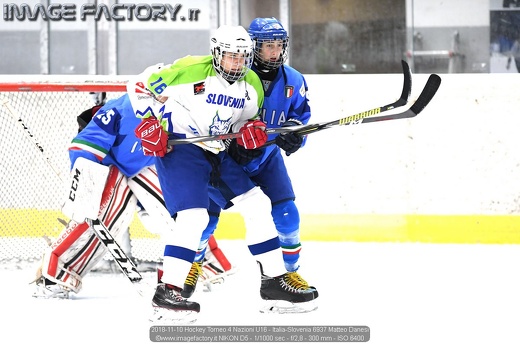 2018-11-10 Hockey Torneo 4 Nazioni U16 - Italia-Slovenia 6937 Matteo Danesi